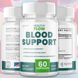 PureFight4U Healthy Flow Blood Capsules bottle side view