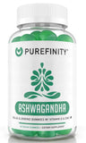 PUREFINITY Ashwagandha Gummies front view with packaging