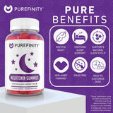 PUREFINITY Kids Melatonin Gummies 5mg side view packaging