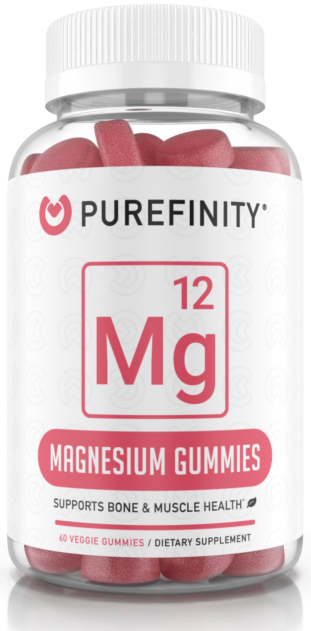 PUREFINITY Magnesium Gummies 60 Count front view