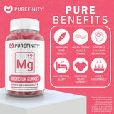 PUREFINITY Magnesium Gummies 60 Count packaging