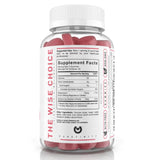PUREFINITY Magnesium Gummies with fresh raspberries