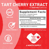PUREFINITY Tart Cherry Extract Capsules 300mg nutritional information