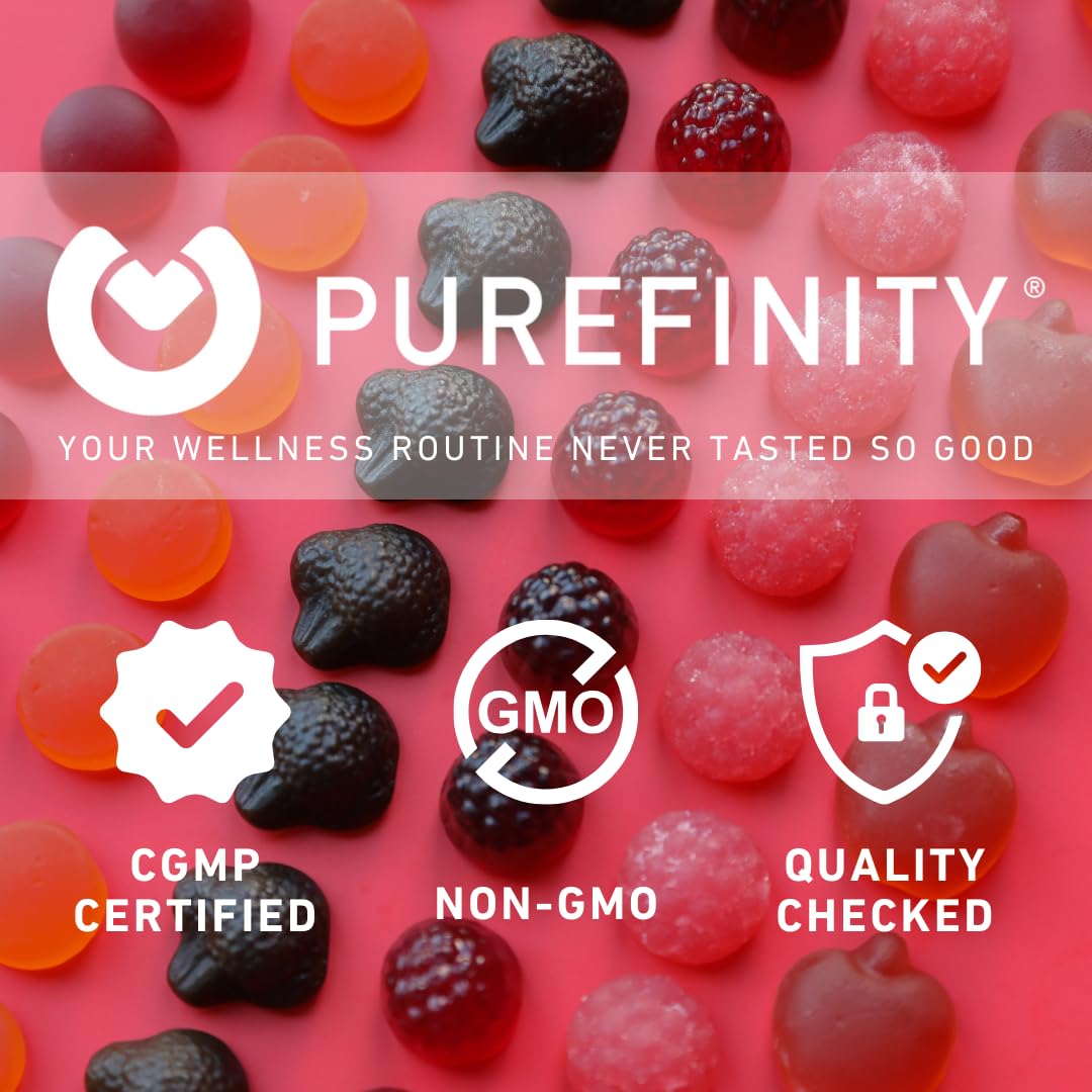 PUREFINITY Tart Cherry Extract Capsules 300mg on a wooden surface