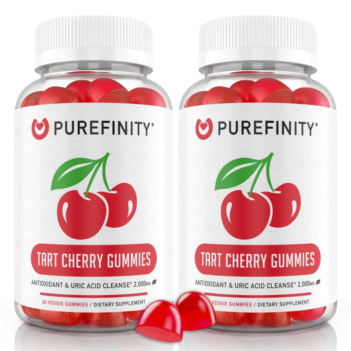 PUREFINITY Tart Cherry Gummies bottle front view