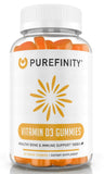 PUREFINITY Vitamin D3 Gummies 5000 IU front view packaging