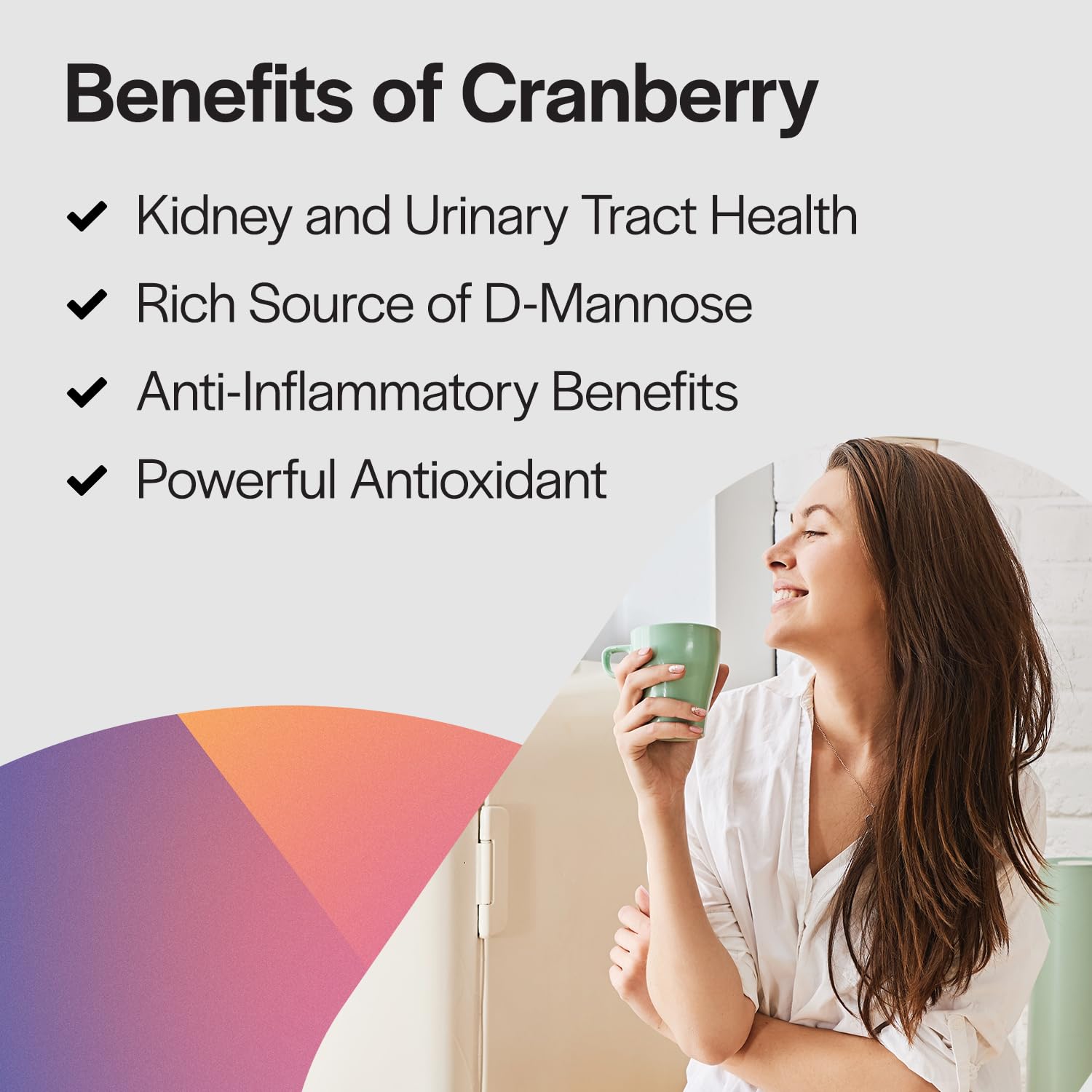 PureFormulas Cranberry 500 mg Capsules with measuring spoon