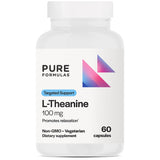 PureFormulas L-Theanine 100 mg capsules front view