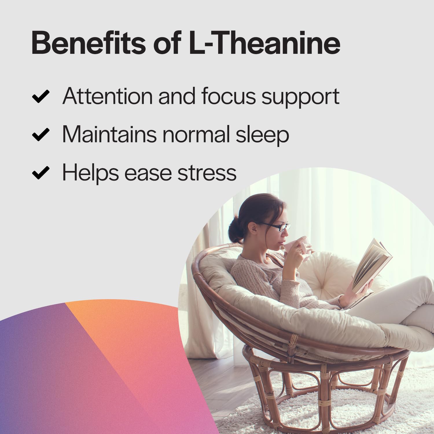 PureFormulas L-Theanine capsules with measuring spoon