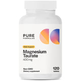 PureFormulas Magnesium + Taurine 120 Tablets front view