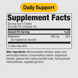PureFormulas Magnesium + Taurine 120 Tablets side view