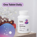 PureFormulas Melatonin 3 mg 120 Tablets bottle with label
