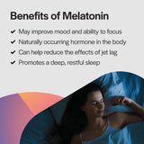 PureFormulas Melatonin 3 mg 120 Tablets on a wooden table