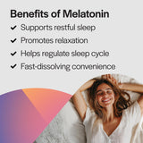 PureFormulas Melatonin 3mg Tablets on a wooden table