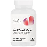 PureFormulas Red Yeast Rice CoQ10 bottle front view