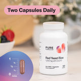 PureFormulas Red Yeast Rice CoQ10 packaging dimensions