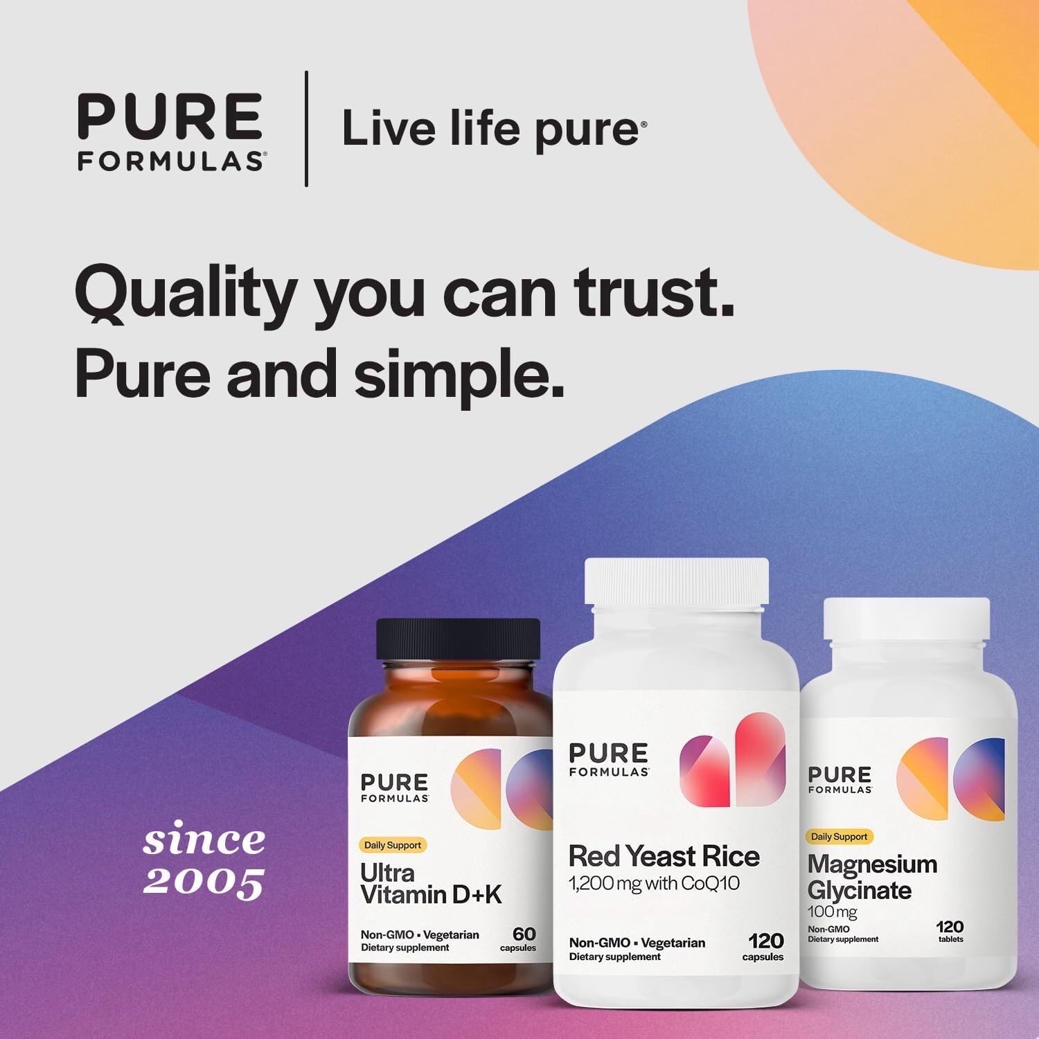 PureFormulas Red Yeast Rice CoQ10 supplement facts