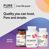 PureFormulas Red Yeast Rice CoQ10 supplement facts