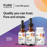 PureFormulas Vitamin D3 Liquid Drops with other supplements