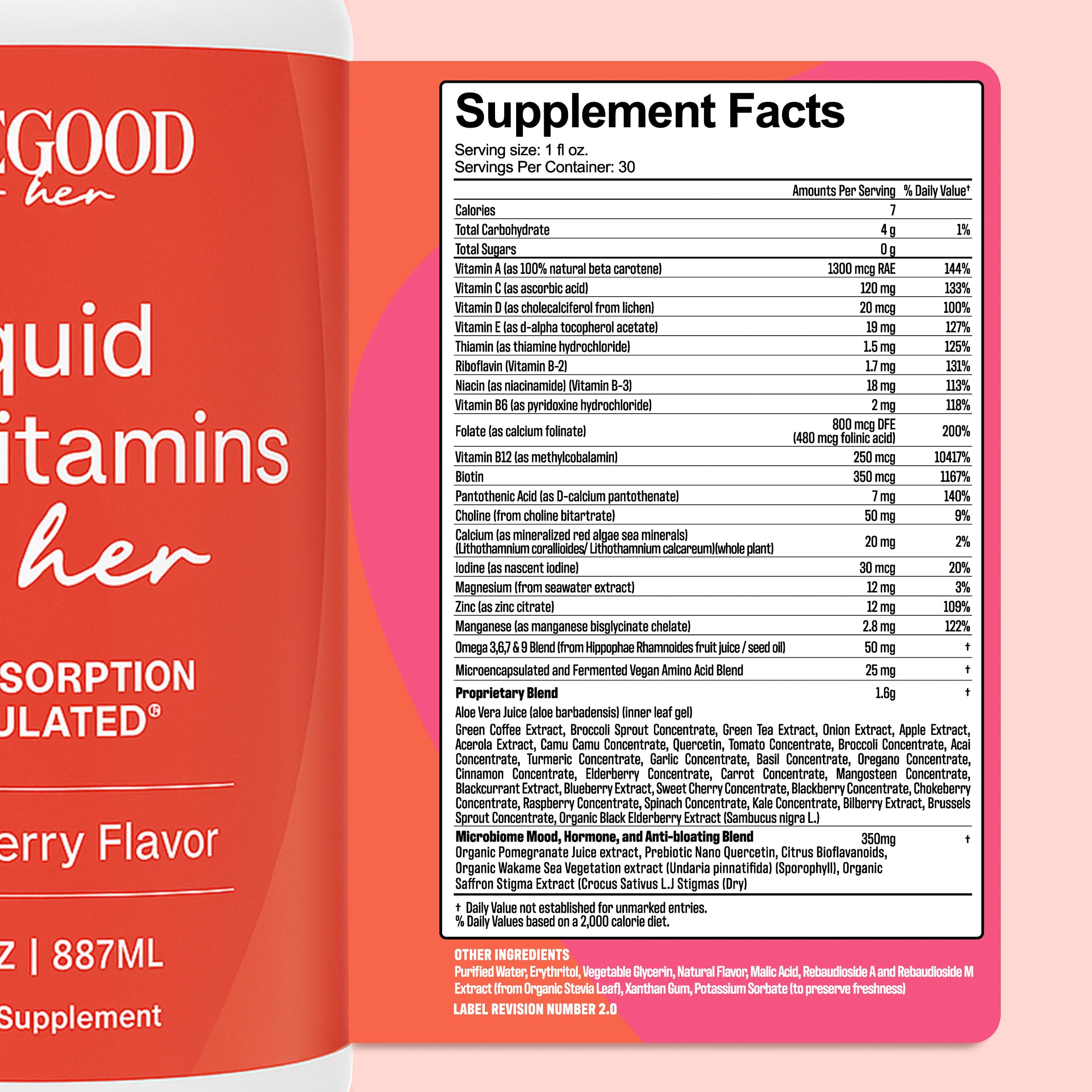 PureGood Women's Liquid Multivitamin 70+ Nutrients lifestyle shot
