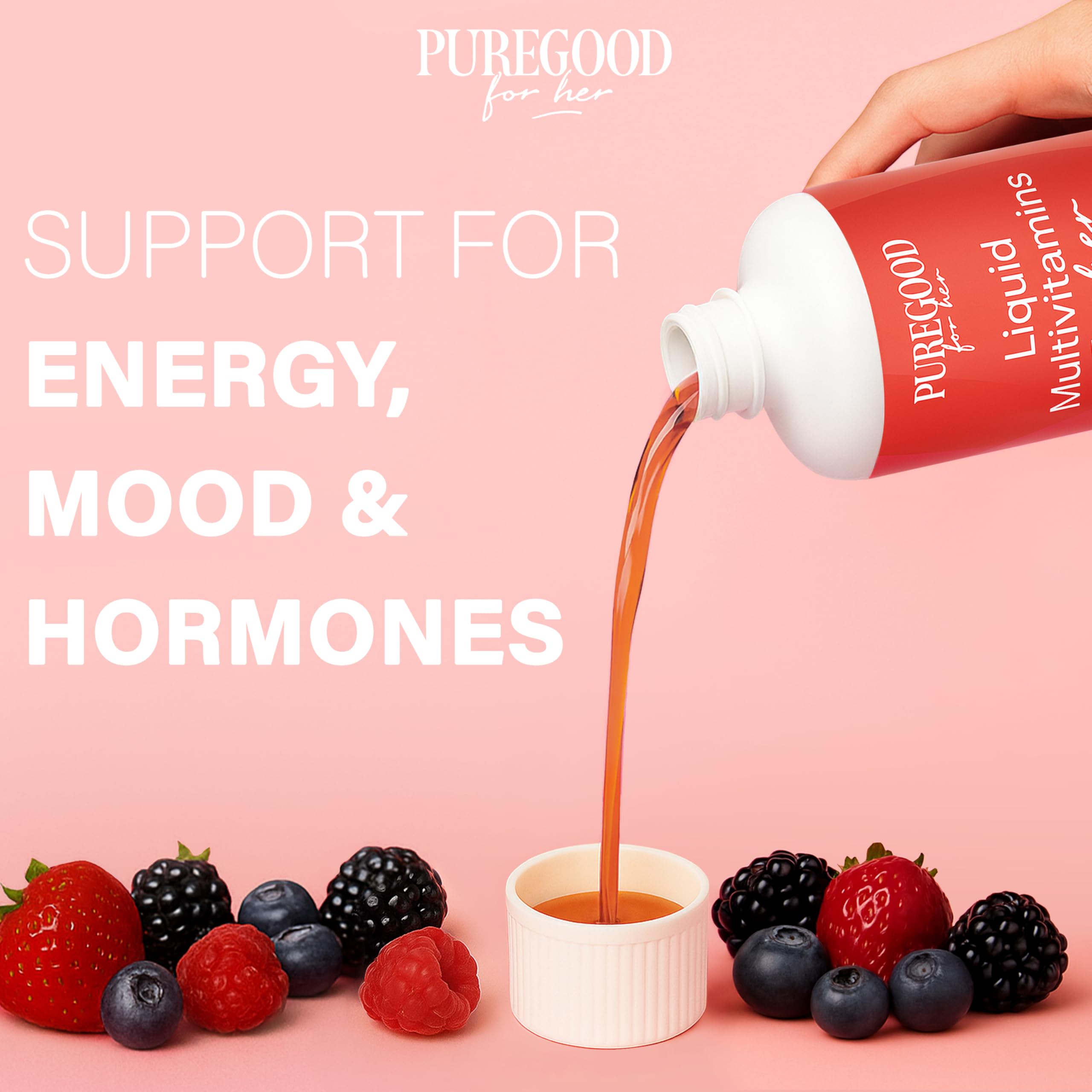PureGood Women's Liquid Multivitamin 70+ Nutrients packaging