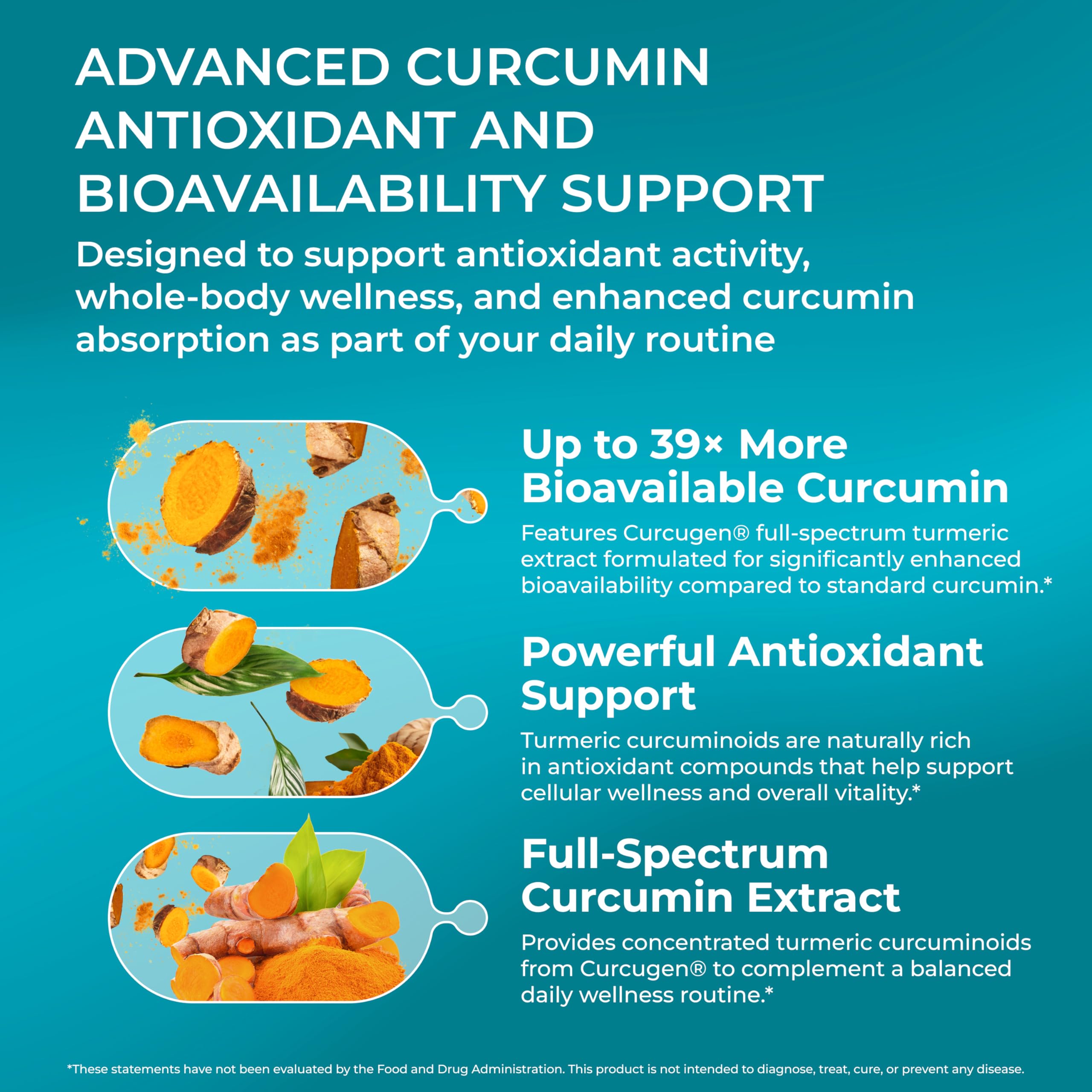 PUREHEALTH RESEARCH Curcumin Supplement ingredients list