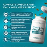 PUREHEALTH RESEARCH Omega-3 Fish Oil Softgels side view