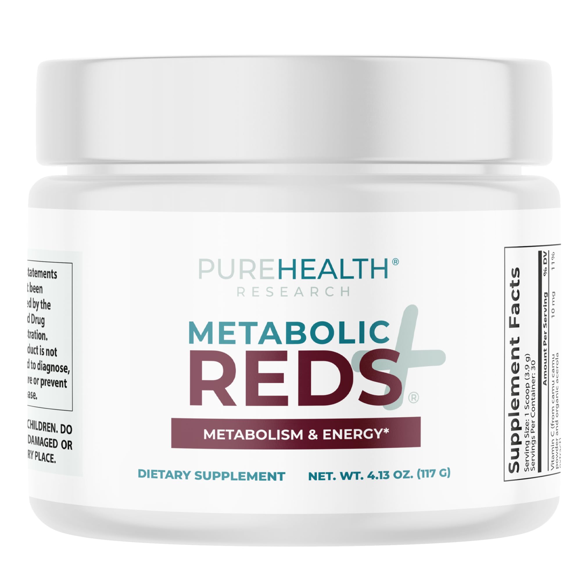 PUREHEALTH RESEARCH Organic Superfood Powder front view