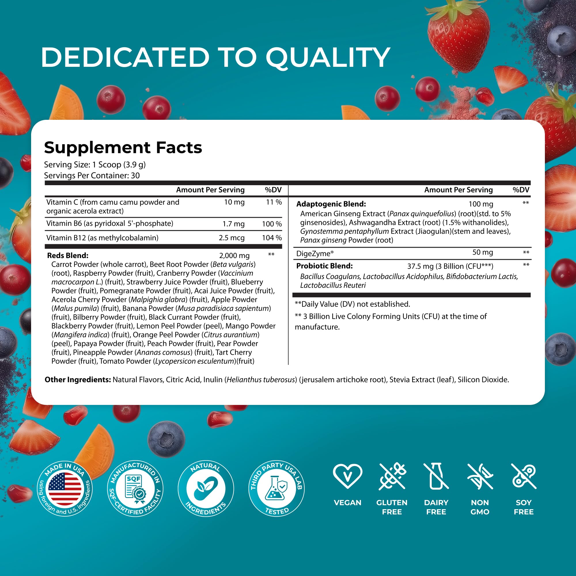 PUREHEALTH RESEARCH Organic Superfood Powder packaging