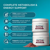 PUREHEALTH RESEARCH Organic Superfood Powder scoop with powder