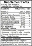 PureHeight Plus+ capsules in a glass of water