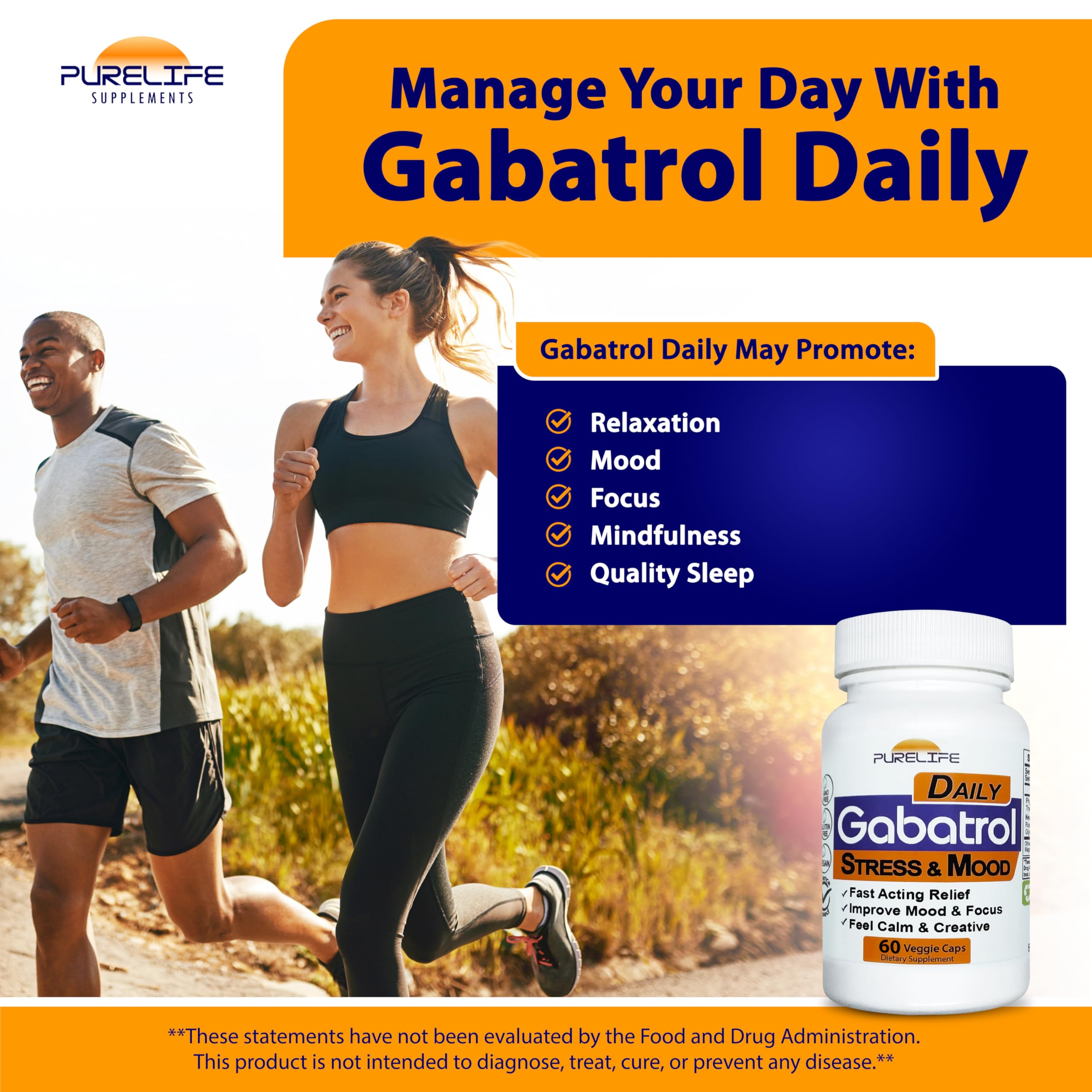 PureLife Gabatrol Daily bottle side view
