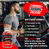 PureLife Nutra Creatine Monohydrate Gummies with a measuring scoop