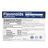 PureLife Nutrition Flavonoids Supplement 450mg back view with ingredients
