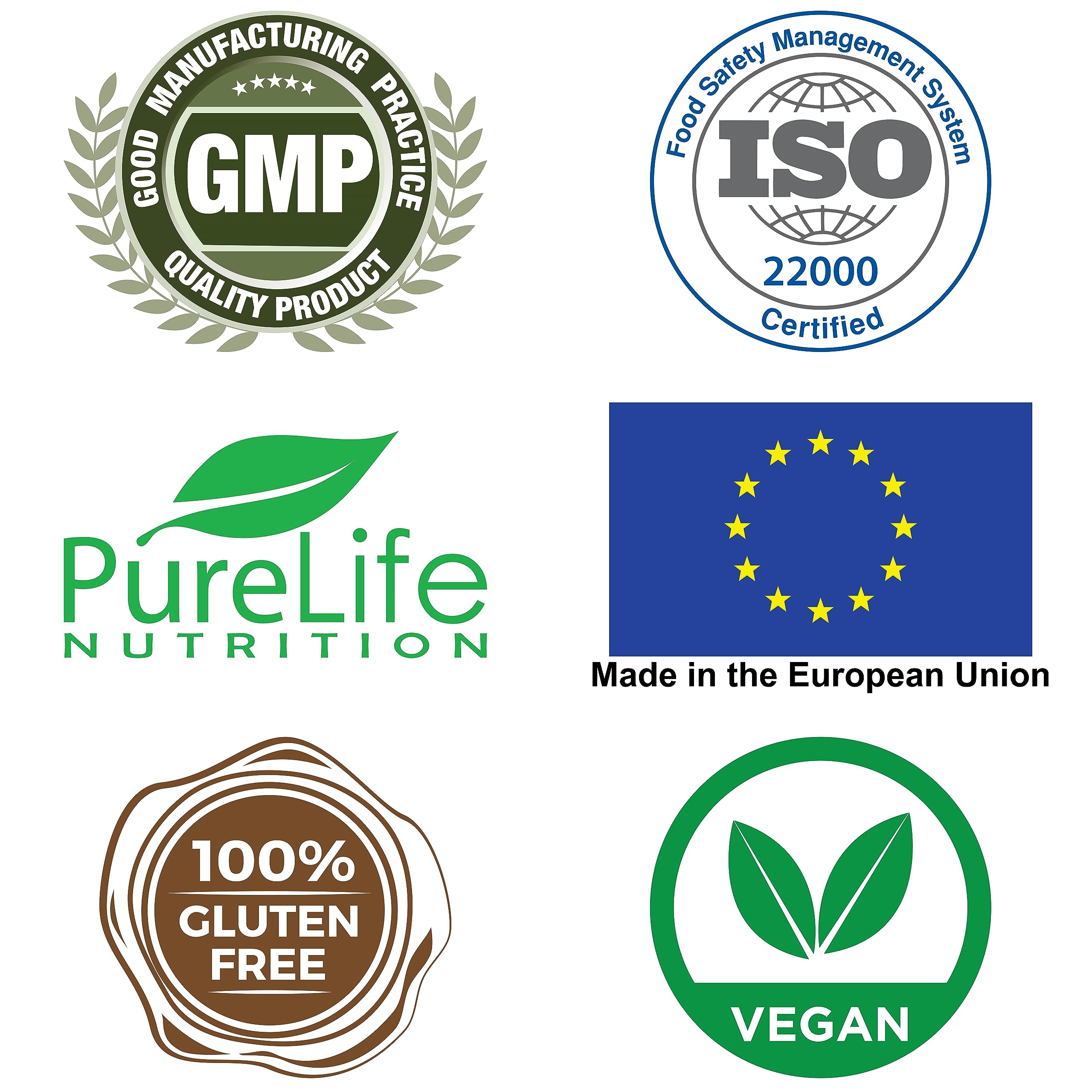 PureLife Nutrition Flavonoids Supplement 450mg capsules on a wooden surface