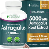 Purely Holistic Astragalus Root Capsules bottle front view