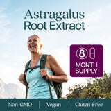 Purely Holistic Astragalus Root Capsules side view showing label