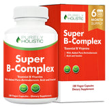 Purely Holistic B-Complex 180 capsules front view