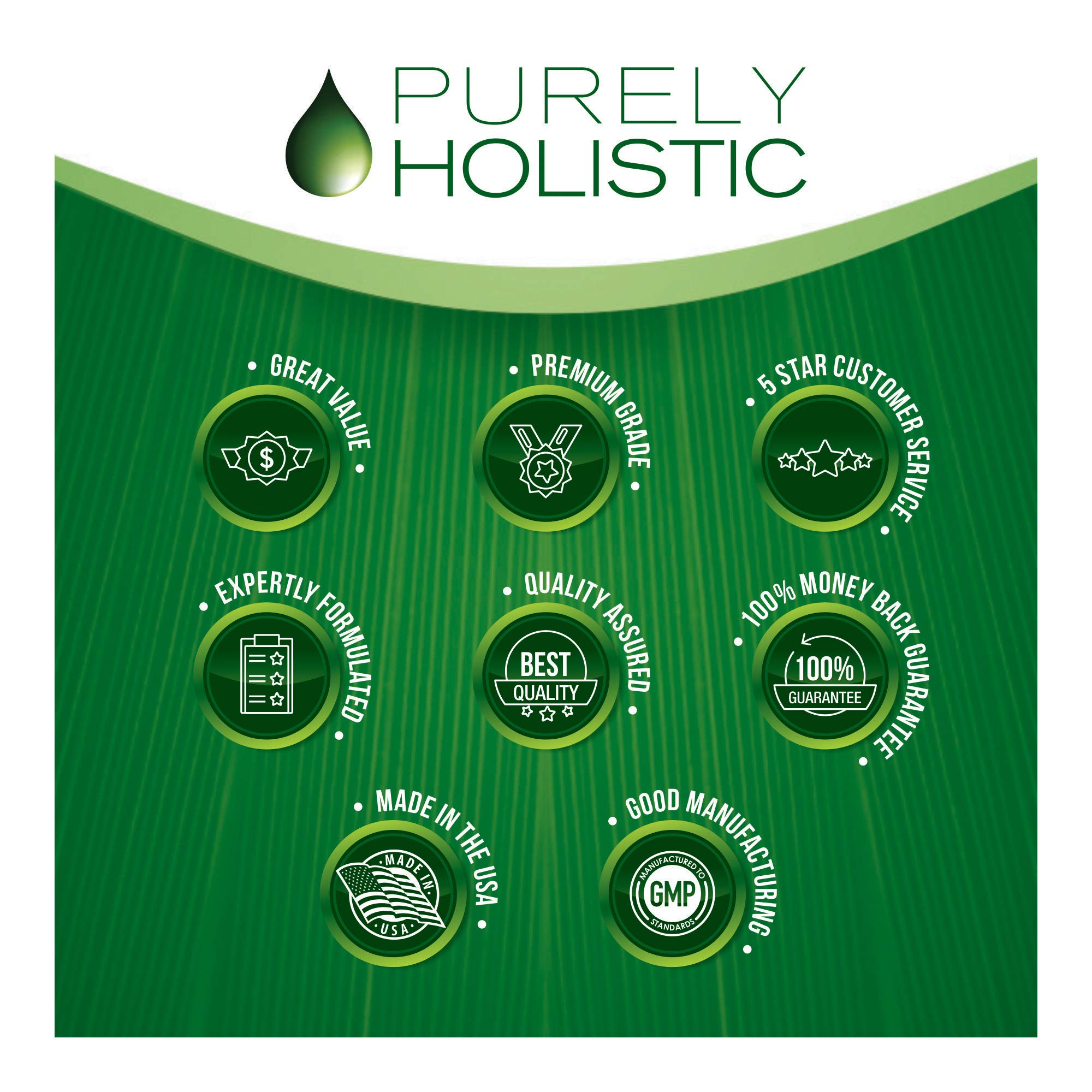 Purely Holistic B-Complex bottle side view