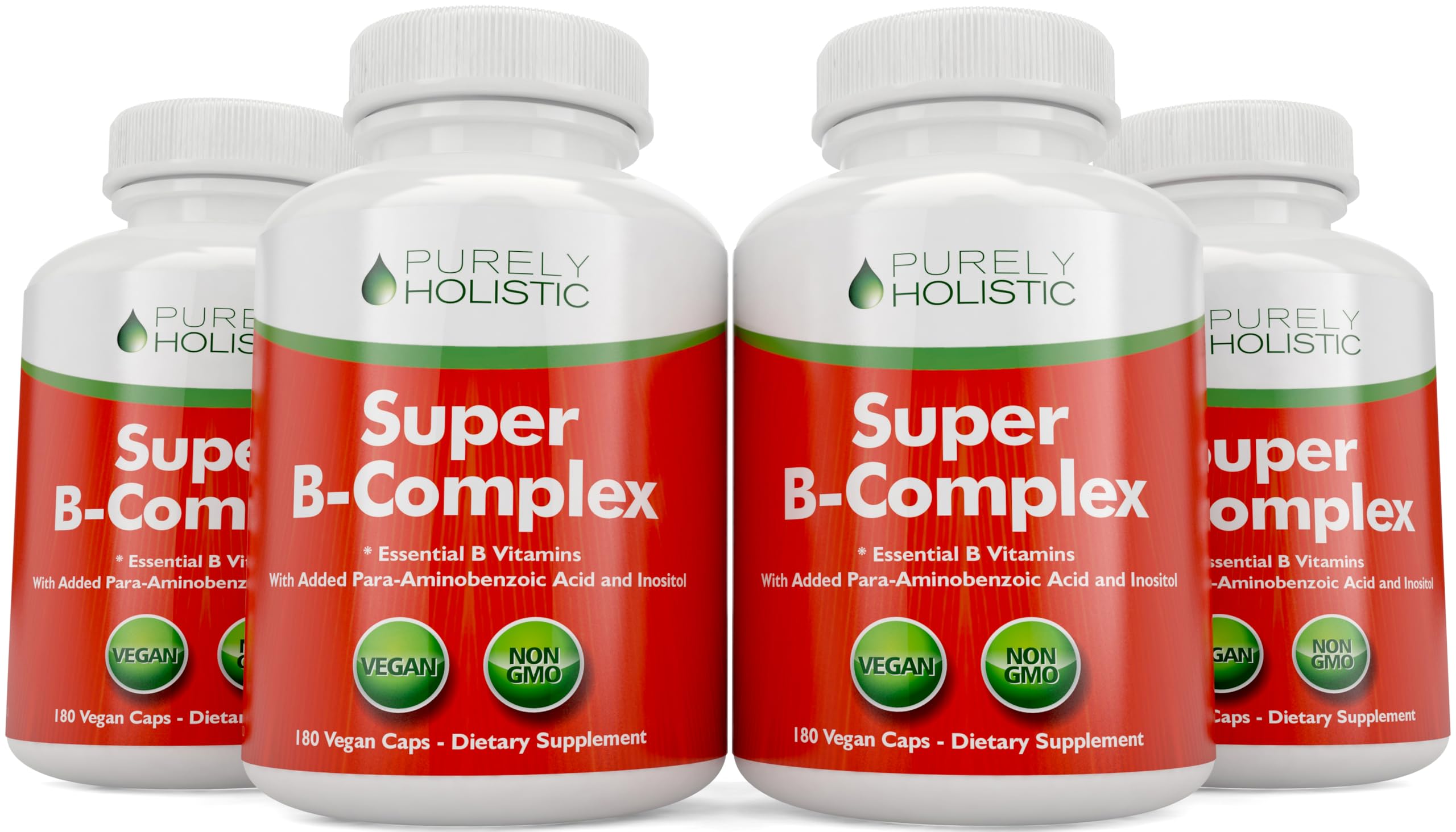 Purely Holistic B-Complex bottle with measuring spoon