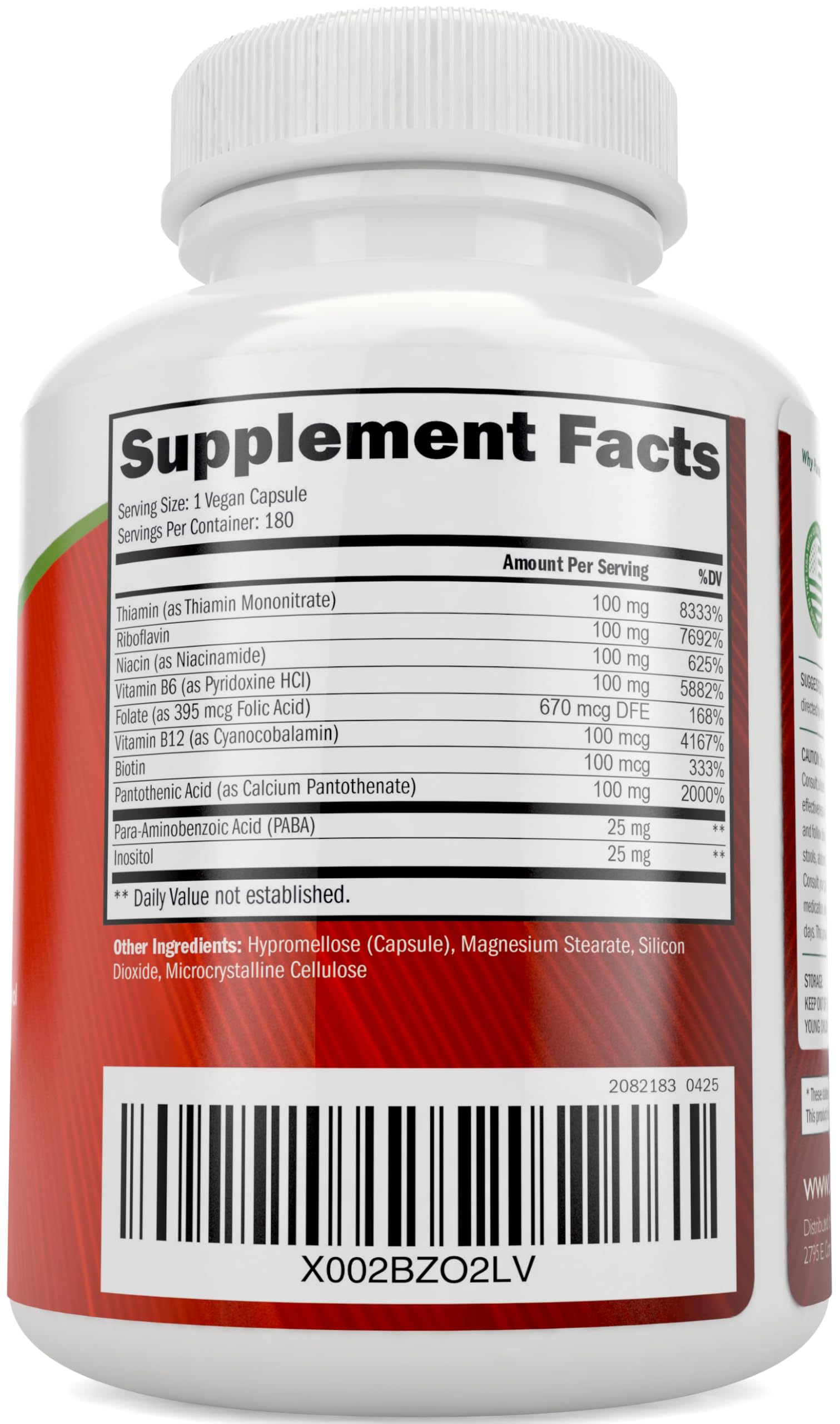 Purely Holistic B-Complex capsules close-up