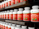 Purely Holistic B-Complex capsules on a wooden table