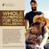 Purely Holistic Beef Liver Supplement 750mg capsules close-up