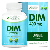 Purely Holistic DIM 400mg Extra Strength Capsules front view