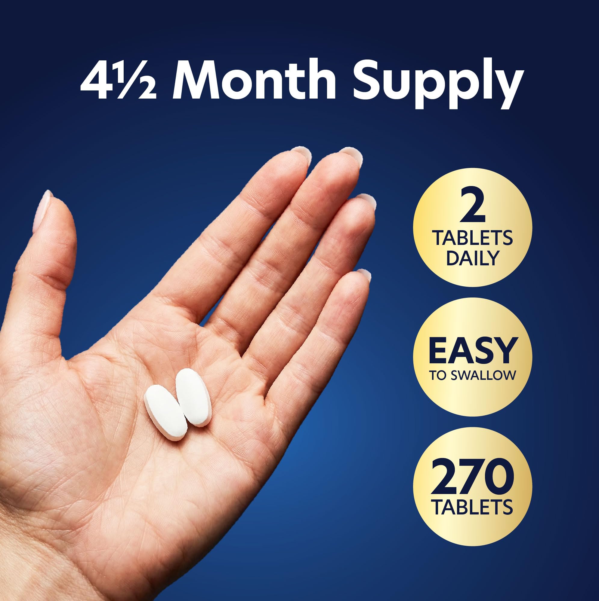 Purely Holistic Magnesium Glycinate 400mg tablets on a table
