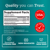 Purely Holistic Red Yeast Rice + CoQ10 bottle with measuring spoon