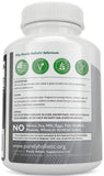 Purely Holistic Selenium 200mcg vegan capsules bottle side view