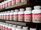 Purely Holistic Tart Cherry Extract Capsules bottle with a measuring spoon