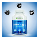 Purely Holistic Thyroid Support Supplement bottle side view