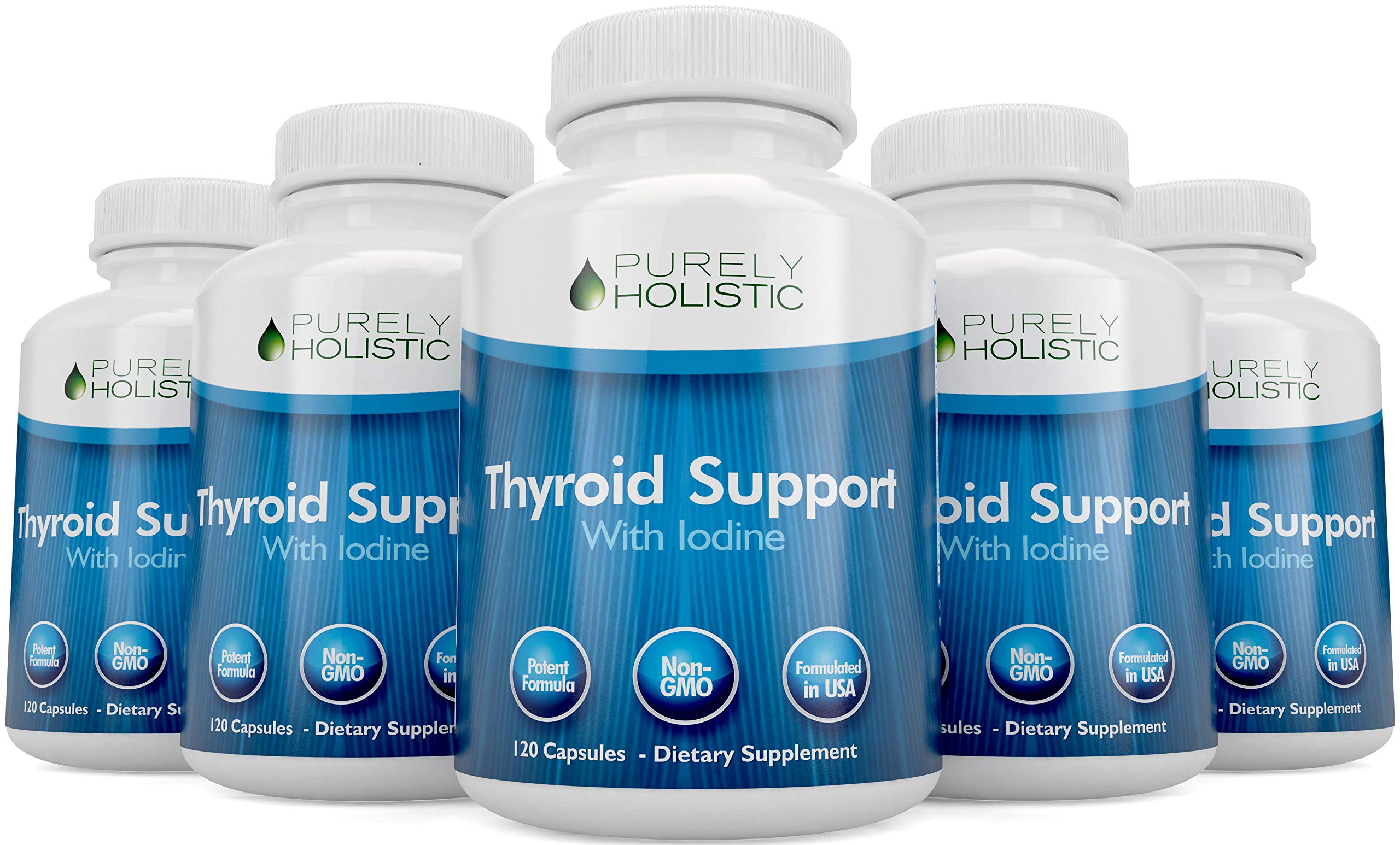 Purely Holistic Thyroid Support Supplement packaging details